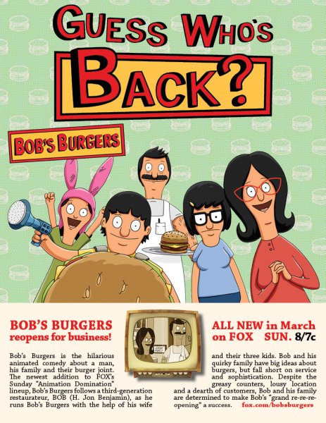 Bobs Burgers poster